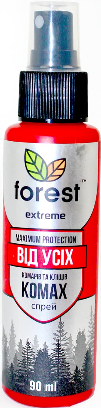 Спрей-репелент "Forest Extreme" від усіх літаючих та повзаючих комах 90мл №0754(35)