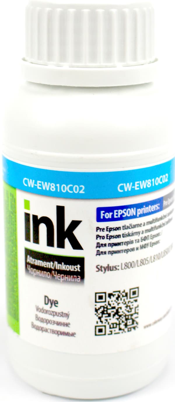 Чорнило ColorWay Epson L-800/810/850 200мл cyan