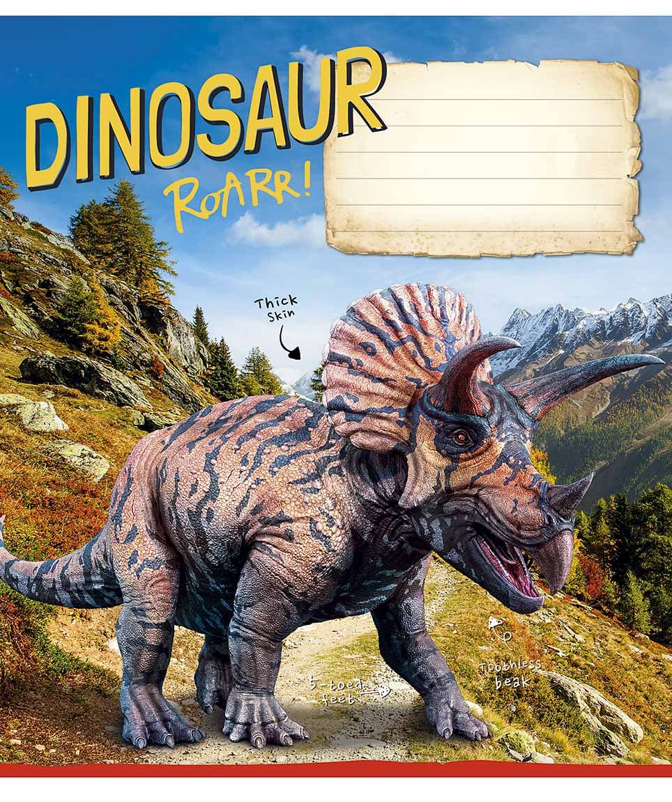 Зошит 12арк. лін. Школярик "Jurassic world" ВД-лак №012-3310L(30)(300)
