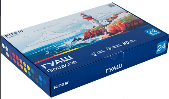 Гуаш "Kite" Classic 24кольор. 20мл №K-097(6)