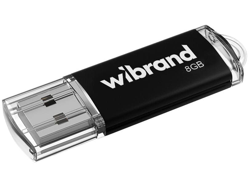 Флеш-пам`ять 8GB "Wibrand" Cougar USB2.0 black №0933