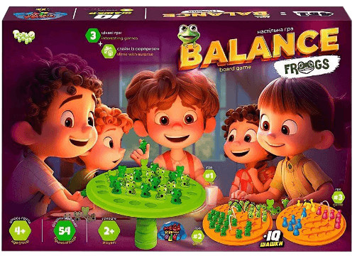 Гра "Balance Frogs" вел. "DankoToys" №BalF-01(5)