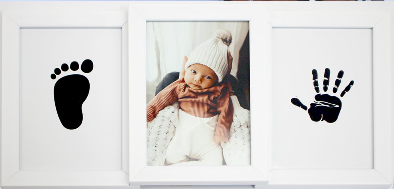 Фотоколаж 10х15 №3-Baby 3в1 білий