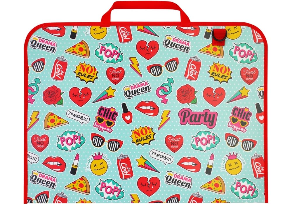 Портфель "Maxi" №MX30003-03 А3 пласт. Boho(20)