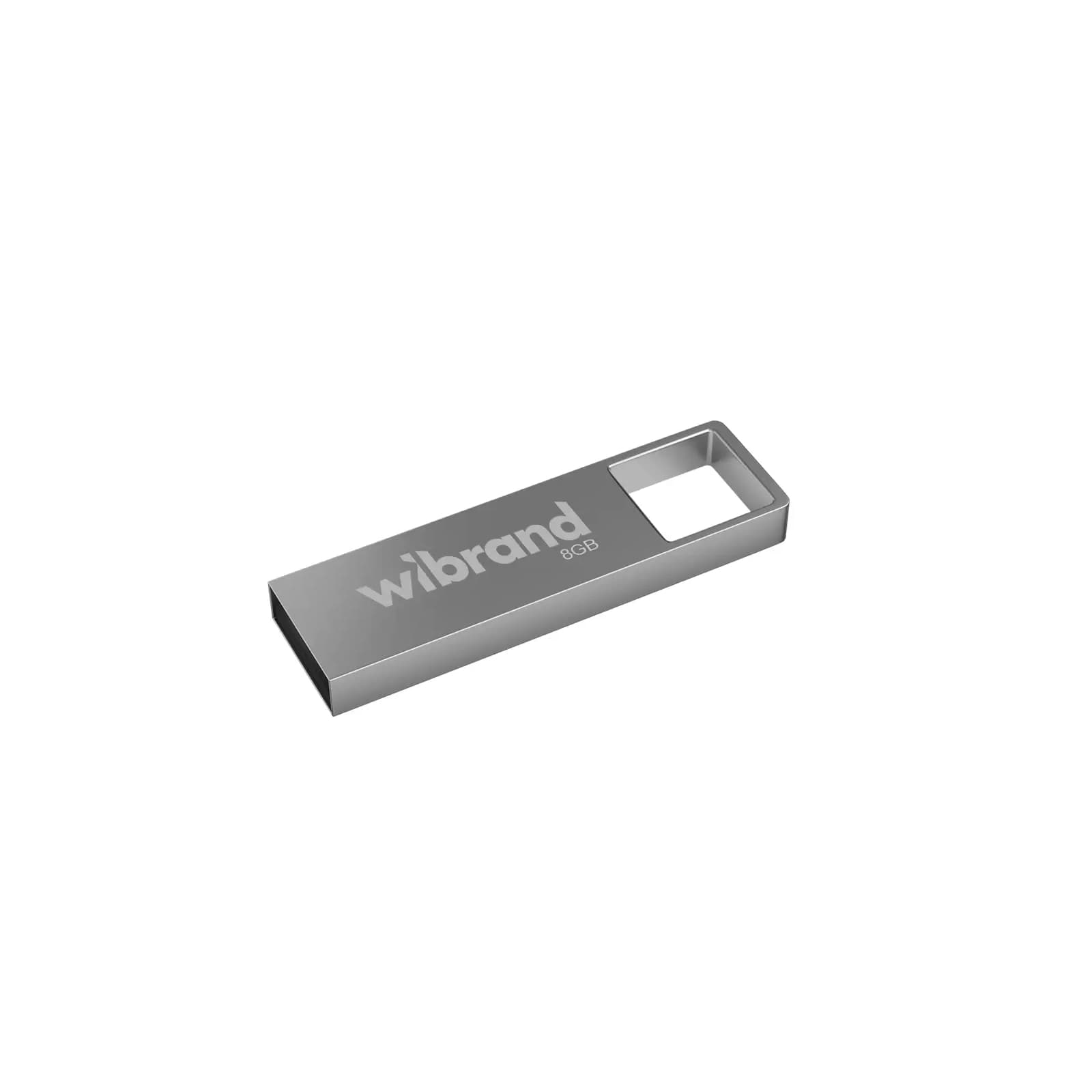Флеш-пам`ять 8GB "Wibrand" Shark USB2.0 silver №1626