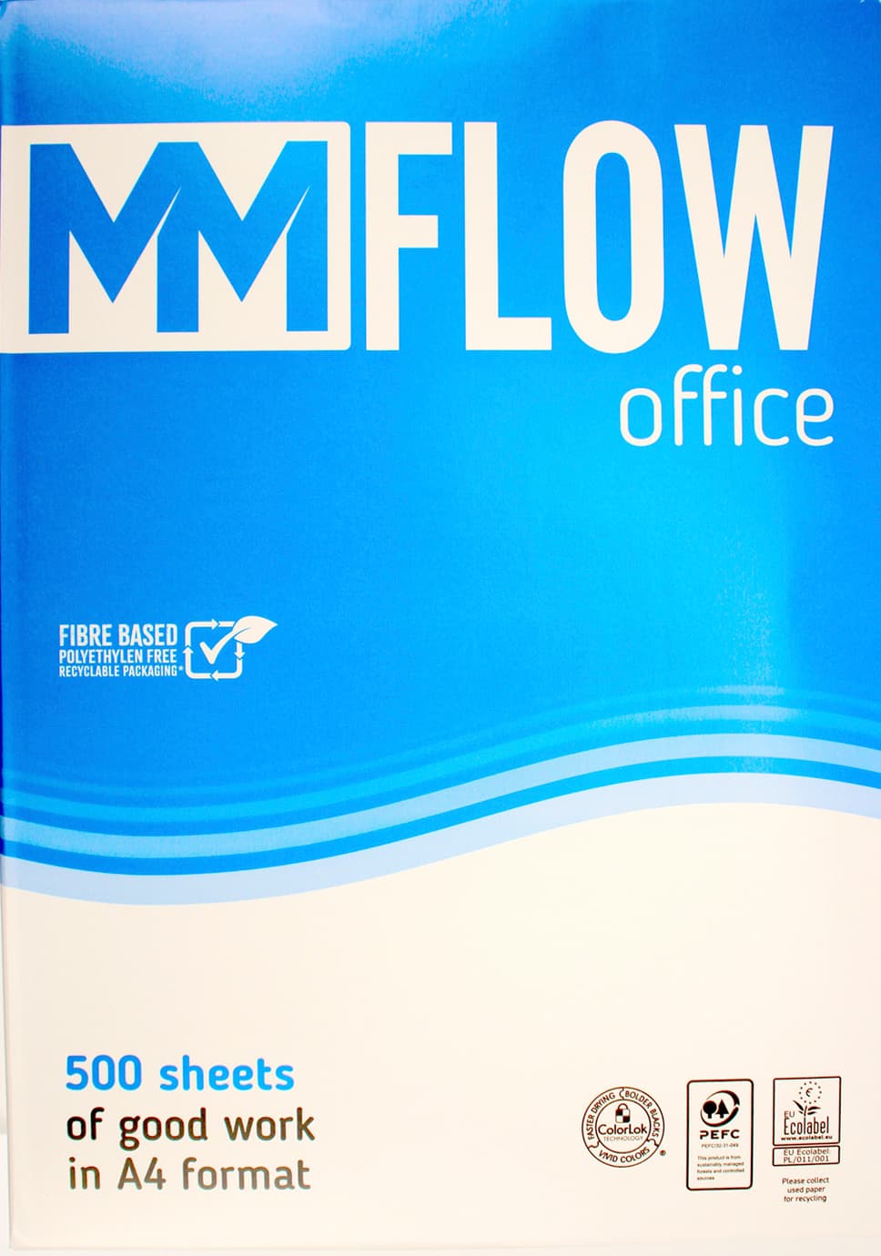 Папір офісний А4 "MM Flow Office" 80г/м2 В (500арк)(5)(240)