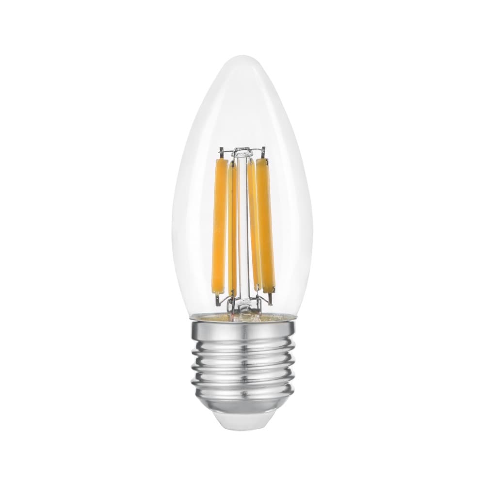 Лампа "Etron Filament Power" прозоре скло LED 1-EFP-148 C37 4Вт 4200K Е14(10)