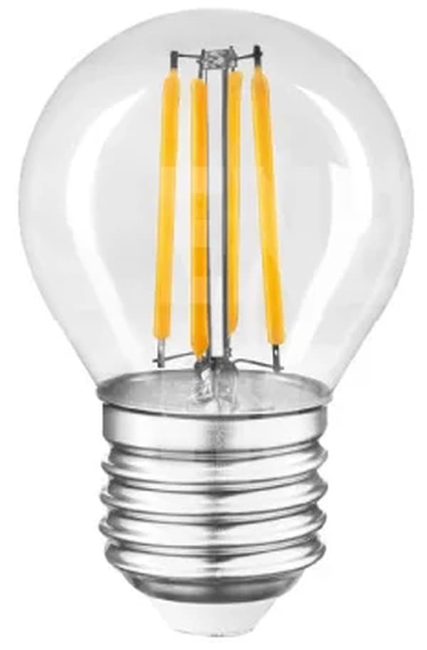 Лампа "Etron Filament Power" прозрачное стекло LED 1-EFP-1146 G45 12Вт 4200K Е27(10)