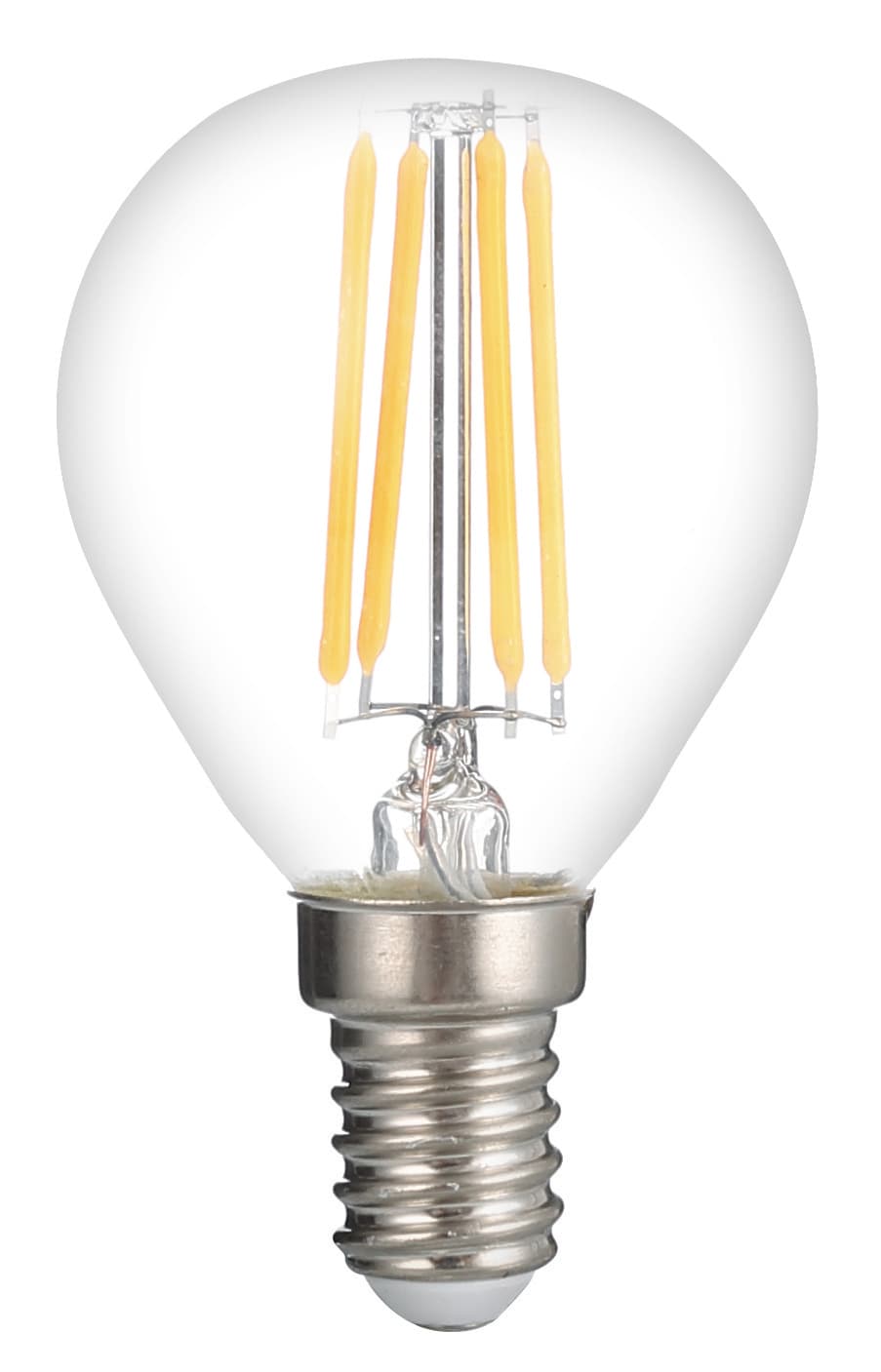 Лампа "Etron Filament Power" прозоре скло LED 1-EFP-1148 G45 12Вт 4200K Е14(10)