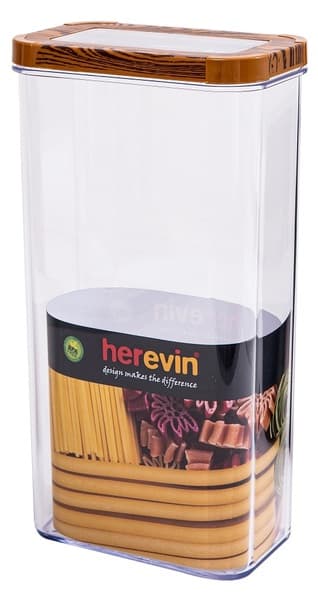 Контейнер для пищ. прод. пласт. "Herevin Wood" Transparent Lid 3л №161209-003(10)