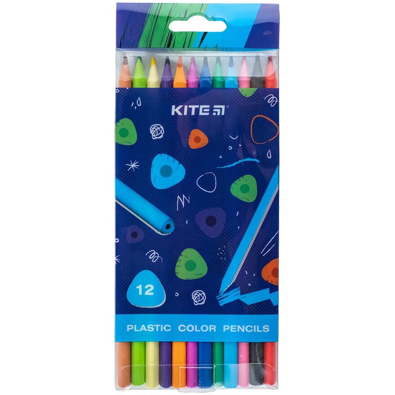 Олівці кольор. 12 кольор. "Kite" №K24-049-3 Kite Triangle(12)(192)