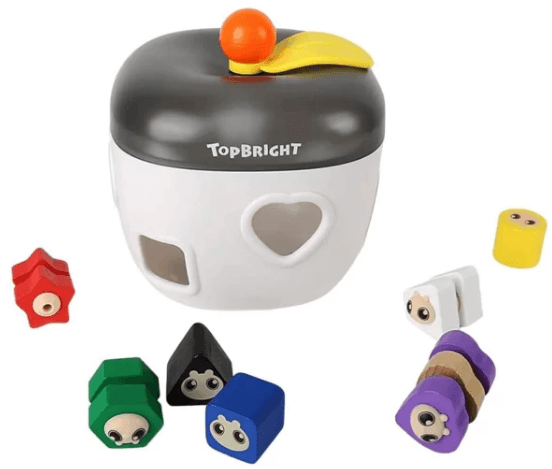 Игрушка деревянная Сортер яблоко №121009/Top Bright/(12)