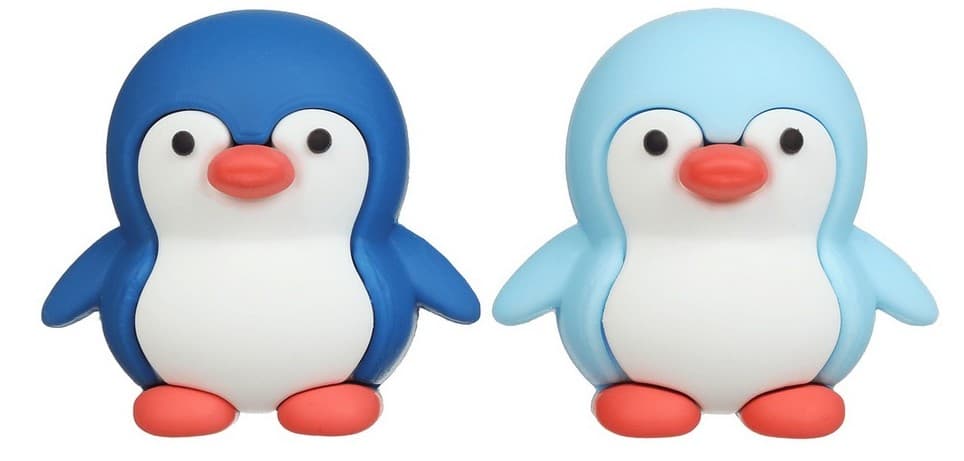 Гумка "Zibi" PENGUIN, 60х35х32мм №5426(1)(24)
