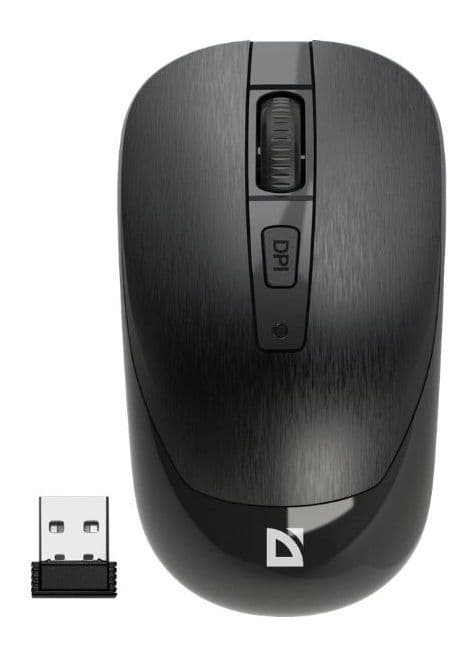Мишка BT Defender Wave MM-995 "безшумна" (1600dpi) чорна №52995