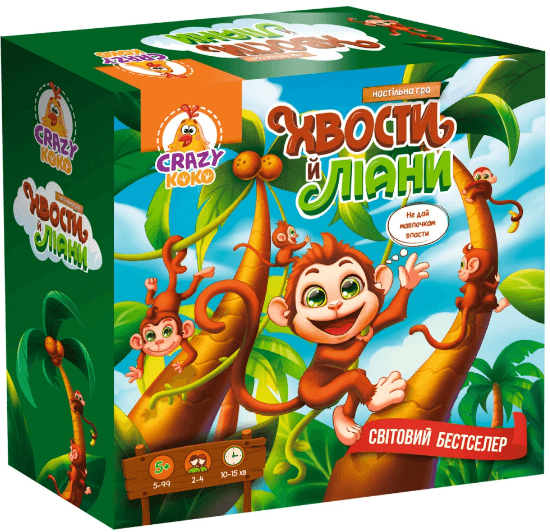 Игра наст. "Хвосты и лианы" №VT8055-39(4)