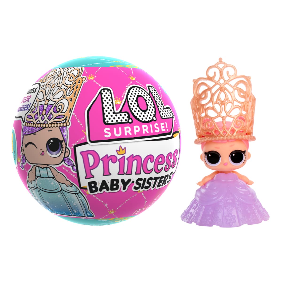 Игровой набор с куклой "L.O.L Surprise"- Принцессы сестрички №567523/КиддиСвит/(12)