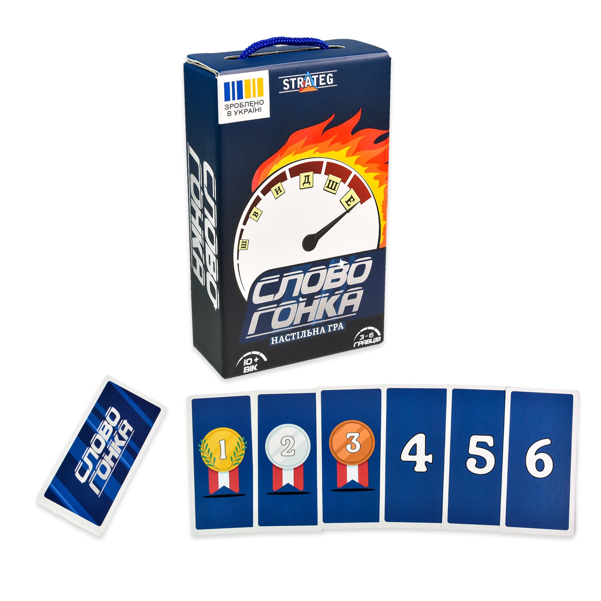 Игра наст. "Словогонка" укр. №30824/Strateg/(22)