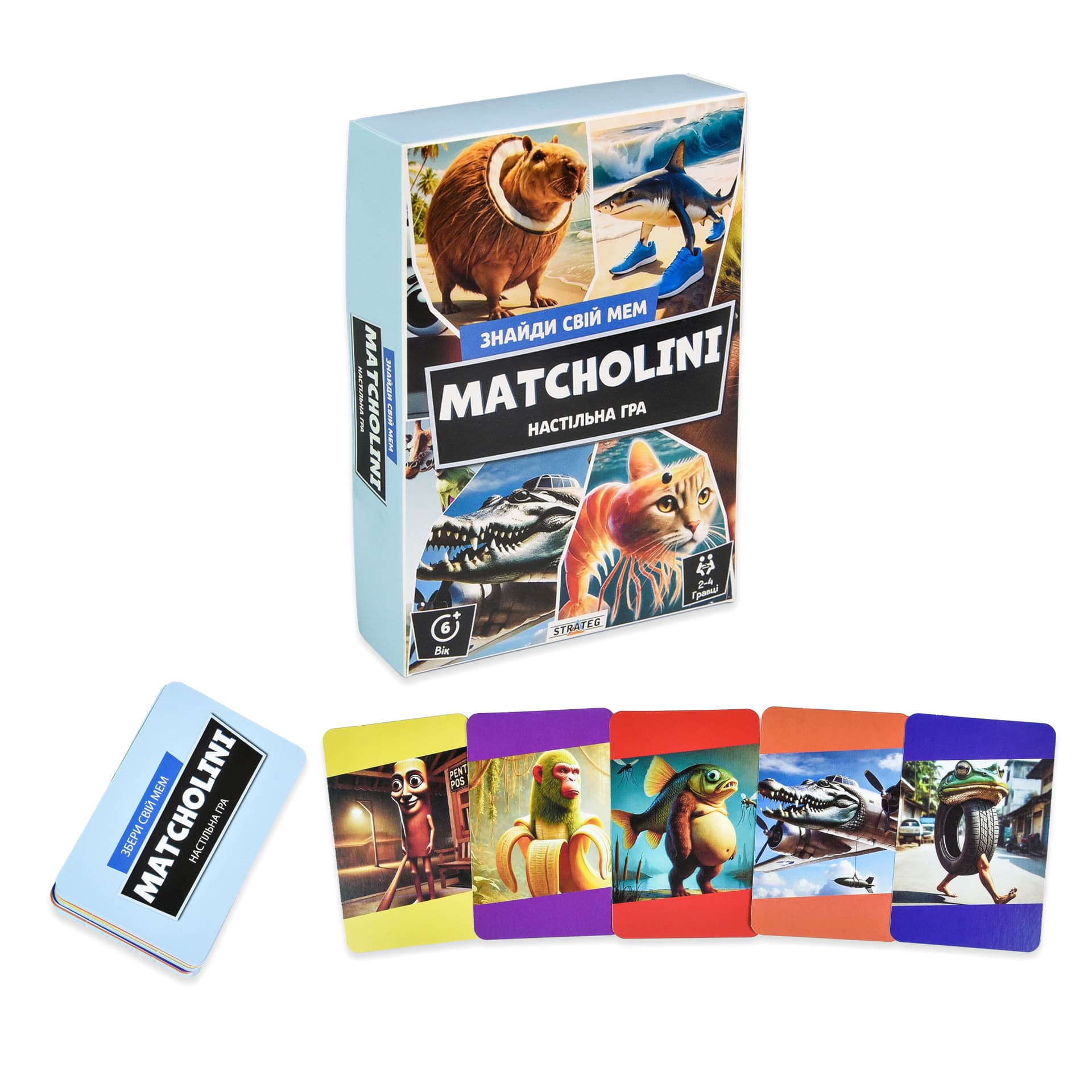 Игра наст. "MATCHOLINI" укр. №30919/Strateg/(40)