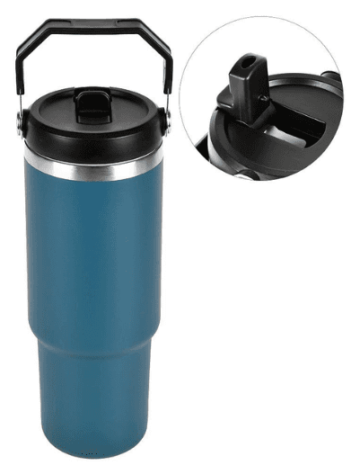 Термочашка метал. 0,9л  №MT-5472B blue(50)
