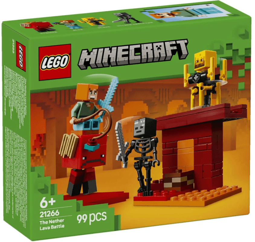 Конструктор "LEGO" Minecraft Битва з лавою у Незері №21266(4)