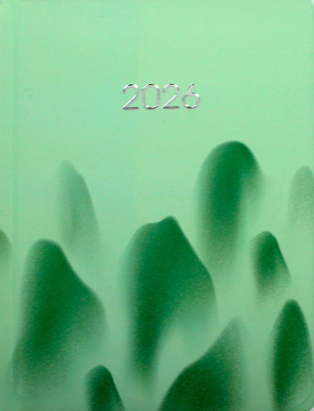 Щоден. А5 "Economix" дат2026 зелений №E21862(20)