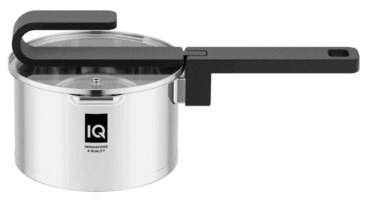 Ковш нерж. "IQ Be Smart" 16см 1,6л с крышкой №IQ-4053-16(4)