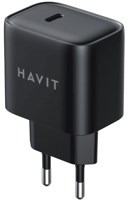 Зарядний пристрій Havit №HV-UCY002 Type-C 20W швидка зарядка black