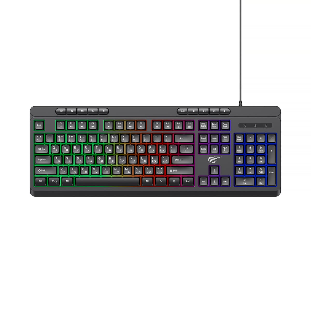 Клавиатура игровая Havit HV-KB907L black