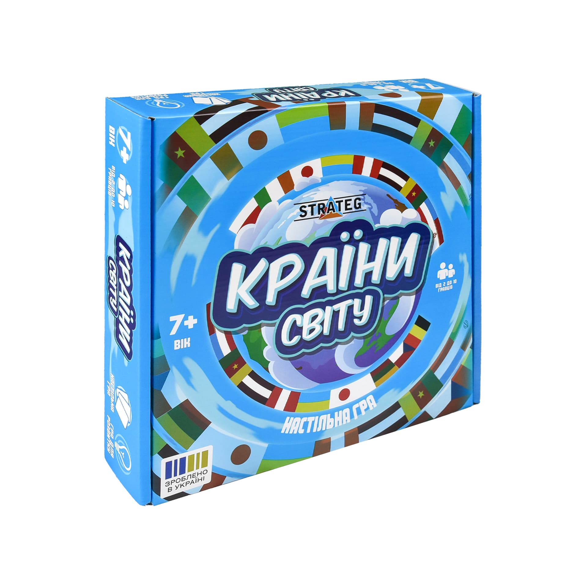 Игра наст. "Страны мира" укр. №30952/Strateg/(10)