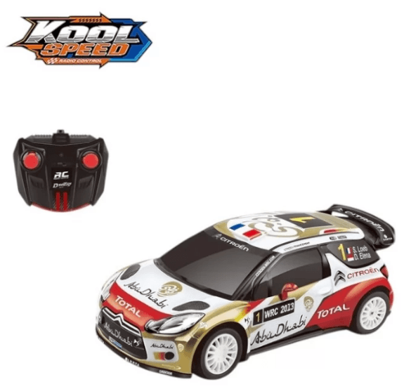 Машина RK (1:16) "Kool Speed" Citroen DS 3 WRC, на бат-ке, 35,8х19,6х16,5см №DHTRC10448
