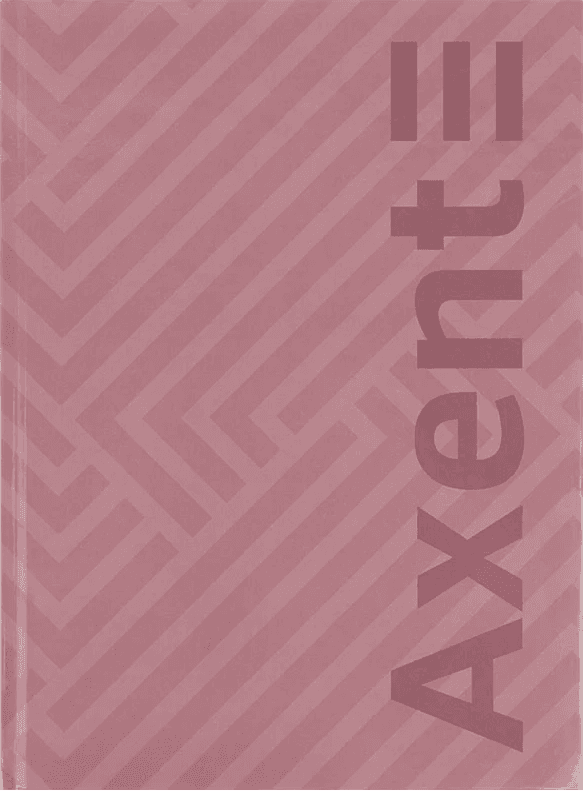 Книга-канц. А4 96арк. кліт. тв. обкл. "Pattern" рожева №8425-4-A/Axent/(10)