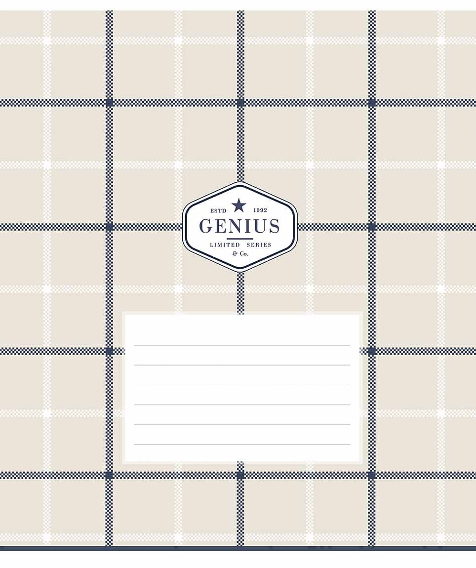 Тетрадь 24л. лин. Star "Your genius choice" ВД-лак №024-3656L(25)(200)