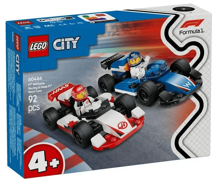 Конструктор "LEGO" City Автомобілі для перегонів F1®командWilliamsRacing та Haas F1®№60464