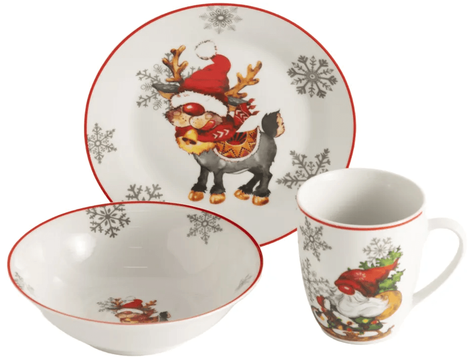Сервиз детский керам. 3предм. "Luminarc. Edition NY Fawn" №TRSC-HD5022-BT01(12)