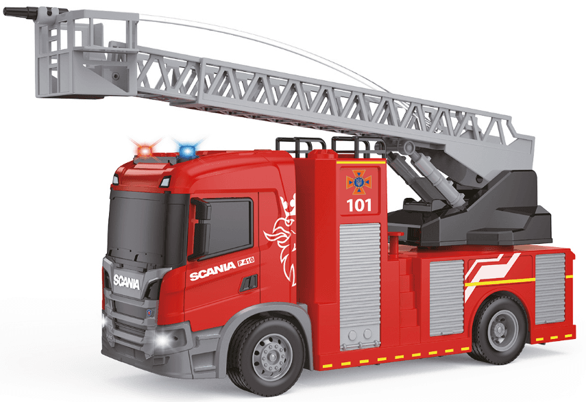 Автомодель "Technodrive" Big Truck ПОЖАРНАЯ МАШИНА SCANIA(свет,звук,функ.воды)/КиддиСвит/