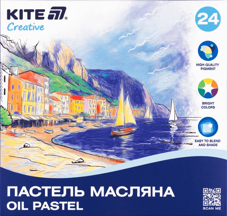 Пастель масл. "Kite" №K-200-24 Creative 24кольор.(12)