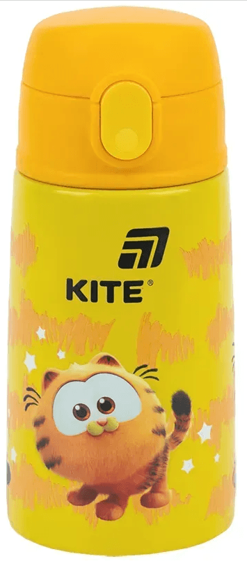 Термос з трубочкою метал. 0,4л "Kite" Garfield №GF25-1261
