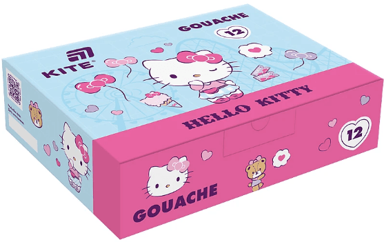Гуаш "Kite" 12кольор. 20мл №HK25-063 "Hello Kitty" (12)