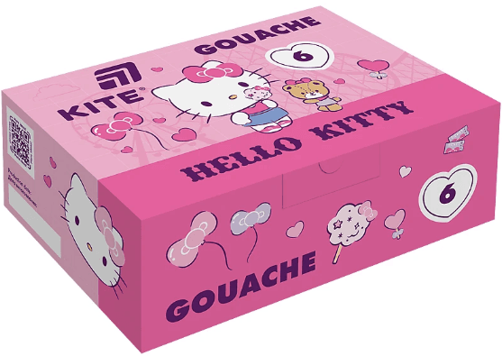 Гуаш "Kite" 6кольор. 20мл №HK25-062 "Hello Kitty" (24)