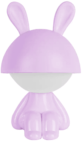 Світильник-нічник LED на акум. Cute Bunny фіолетовий №K25-316-1-5(18)