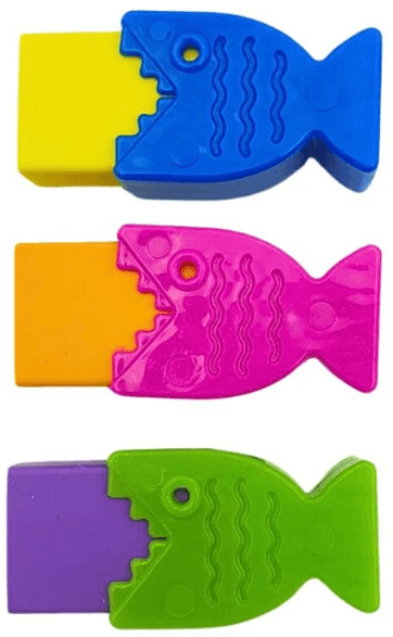 Гумка "Class" Fish з тримачем №4986C(12)(288)
