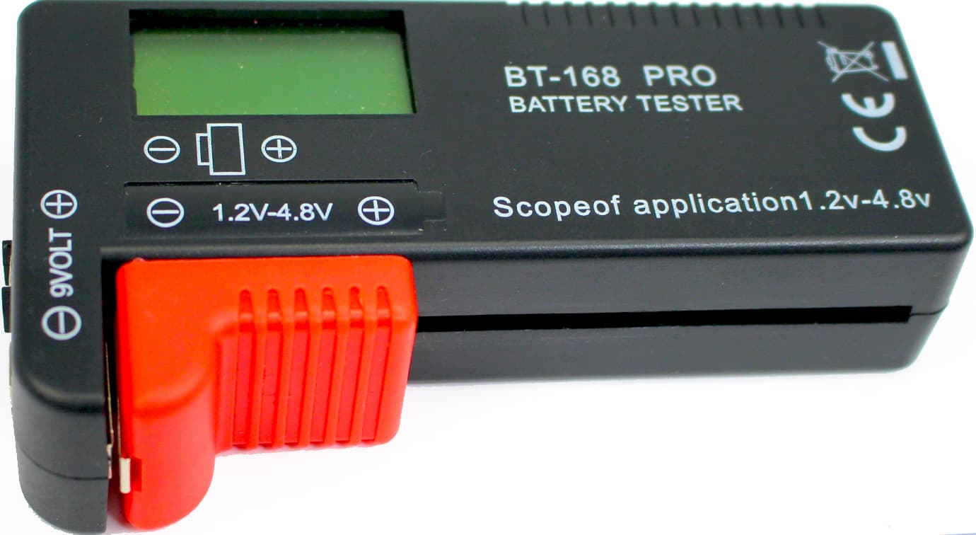 Тестер ёмкости батареек и аккум. BT-168 Pro AA,ААА,D,С AG 1,2V -4,8V крона 9V /Breidon/