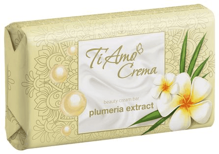 Мыло "Ti Amo Crema" с экстр.плюмерии 125г №7537