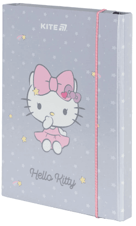 Папка для зош. В5 "Kite" №HK25-210-1 Hello Kitty на рез. картон(10)(40)