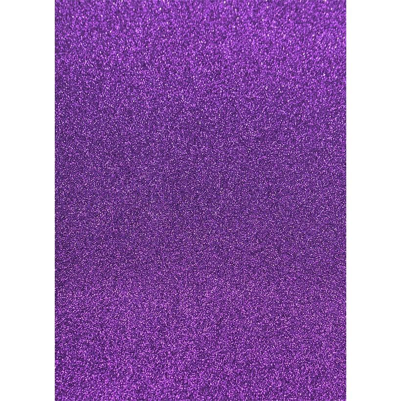 Фоамиран А4 с глиттером,фиолетовый,толщина 2мм EVA №GL-EVA-044(5)(1000)