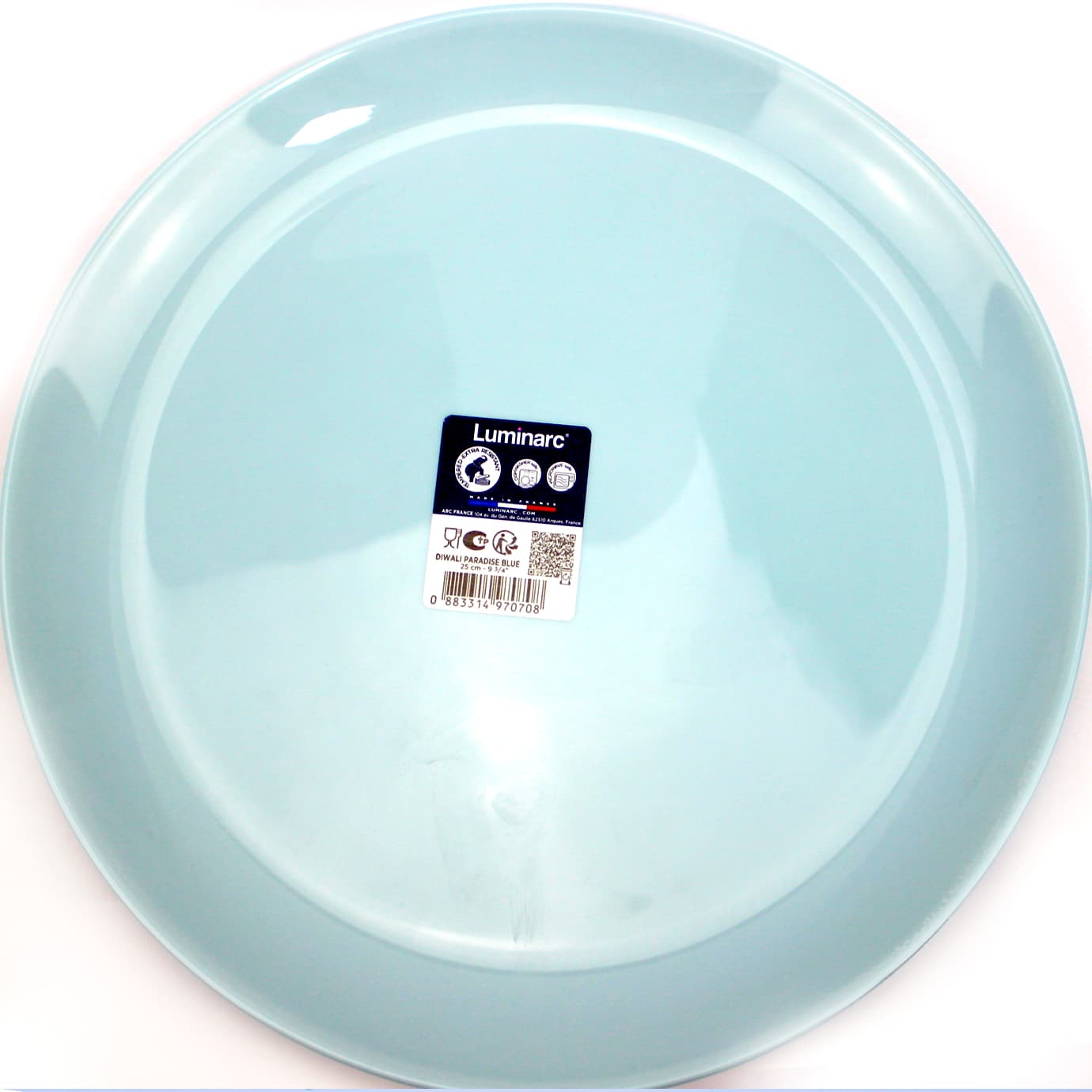 Тарілка обідня скло "Luminarc.Diwali Paradise Blue" 25см №V6212