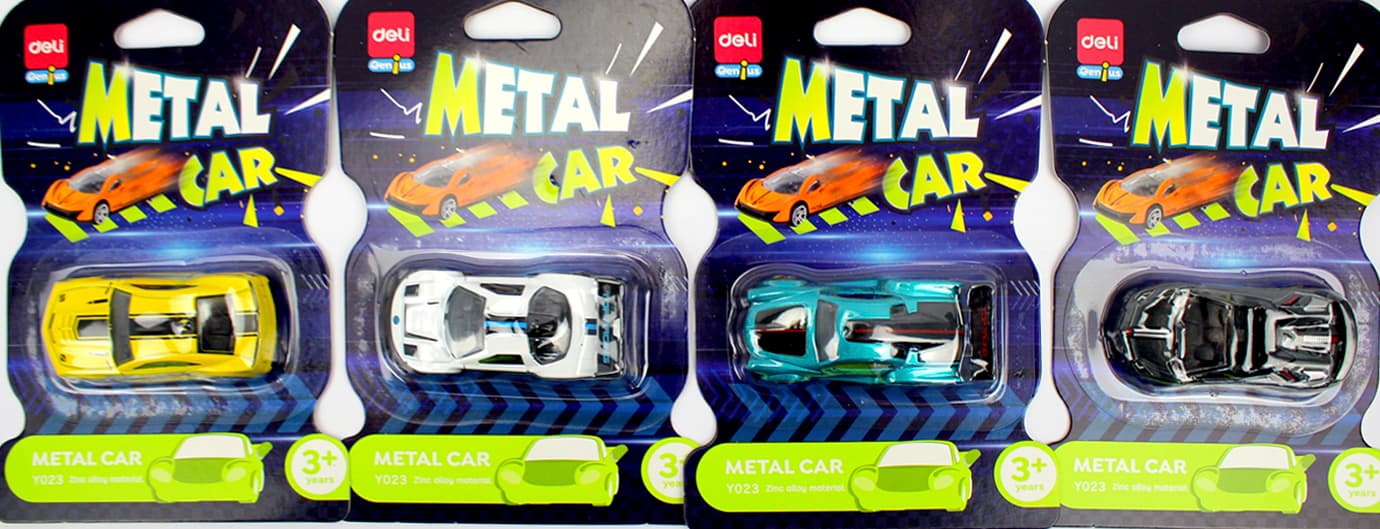 Машина метал. "Deli" Urban cars 24 виды №EY023(24)