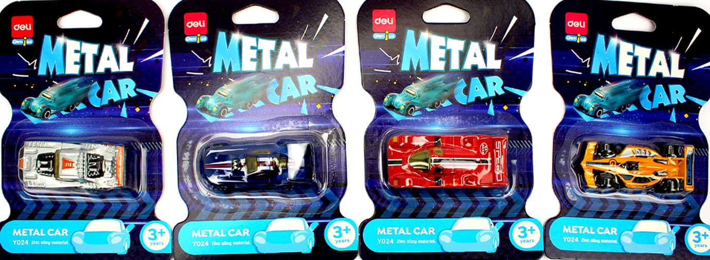 Машина метал. "Deli" Urban cars 24 виды №EY024(24)