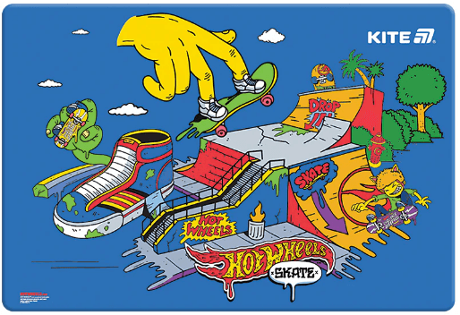 Подкладка для стола "Kite" №HW25-207-2 Hot Wheels (42,5х29cм) PP(10)