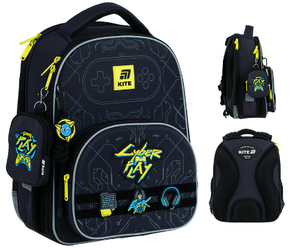 Рюкзак каркасный "Kite" Education Cyber 2от.,3карм. №K25-556M-2(4)
